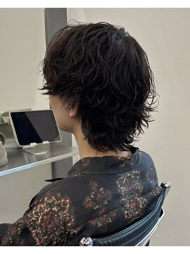 リット(LIT.) 波巻きスパイラル×ウルフ/富士/メンズパーマ/メンズカット