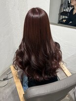 エス 大阪梅田店(es)&nbsp;ブリーチなしで叶うチェリーレッド