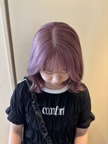 ユッカ 梅田(YUCCA)&nbsp;【YUCCA】大人可愛い/ミディアム/lavender pink