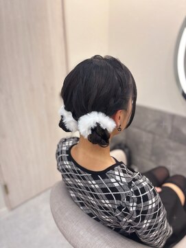 ヘア サロン クラン ソア 心斎橋店(hair salon clan soar) ツインお団子