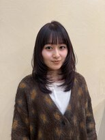 スニュウ(snuw)&nbsp;【snuw mina】レイヤーカット/透明感カラー/顔まわりカット