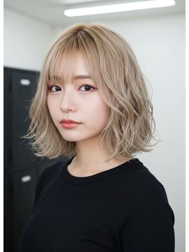 ブリックバイブレイス 千葉 千葉中央(brick by brace) 千葉駅/着物ヘア/大人ガーリー/ダークアッシュ/似合わせカット