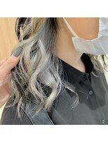 アッシュ 北千住店(Ash) 【ブリーチ3回】ホワイトシルバーカラー