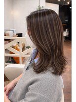 フルール(fleur)&nbsp;上品グレージュ極細ハイライト