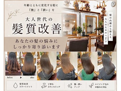 ヘアーディレクションアウラ(Hair Direction Aura)の写真