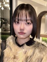 ザ スリック(THE SLICK)&nbsp;インナーピンク×黒髪ボブ髪質改善×個性