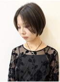 【morio成増/玉井】丸みショート　ダークカラー