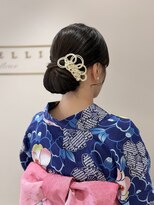 アンベリールフルー(EMBELLIR fleur)&nbsp;上品シニヨン◎和装ヘアセット|20代|30代|40代