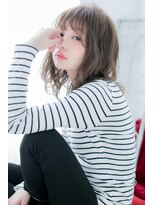 ドクターズサロン LAB 小山店&nbsp;【Lab小山】無造作くせ毛風☆フェアリーセミディ♪e