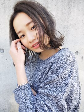 モリオ フロム ロンドン サッポロファクトリー店(morio FROM LONDON) 【morio】2019秋冬髪型 大人かわいいセンターパート外ハネボブ