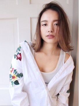 サロウィン 表参道(SALOWIN) 柔らかシアーグラデーションボブ　【SALOWIN 表参道】