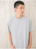 1分スタイリングでワイルドなサイドパートショートC