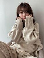 ユルフ(yulf)&nbsp;冬のモコニット×シースルー前髪☆[津市/久居/津駅/久居駅]