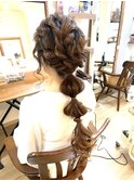 あみおろしブライダルアレンジ【ヘアセット　立川/立川南/立川】