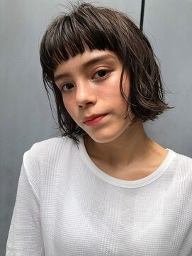 ヘアサロンエム 渋谷店(HAIR SALON M) クールショート/ボブルフ/ピンクベージュ/シルバーカラー