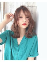 セシルヘアー(CECIL hair)&nbsp;【CECIL 下北沢】マロンベージュ×外ハネぱつボブ