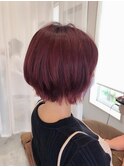 小顔見せで大人かわいい☆ハイトーンカラー×フェミニンボブ
