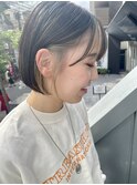 「NUDE」#インナーカラー10代20代30代ミニボブ前下りボブ