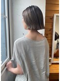 切りっぱなしボブ&ハイライトダークグレージュ☆
