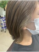 インナーカラー★インナーホワイトベージュ