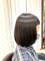 クオリス 上福岡店(QUALIS)&nbsp;髪質改善/美髪エステ/ストレートボブ/30代40代50代/ブラウン/