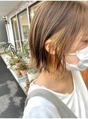 ベージュインナーカラー