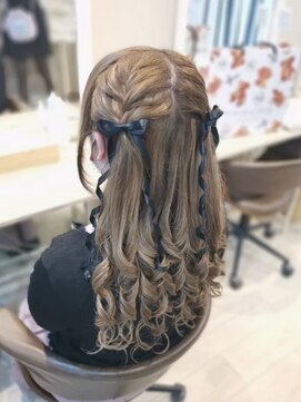 ヘアセットサロン ミント(Hair set salon MINT) ハーフツインテール