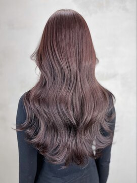 アイティーバイアルバム 八王子店(IT by ALBUM) ピンクグレージュ_外ハネボブセクションカラー_ba371372