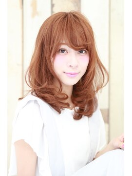 アディクト 東陽町西口(addict) ゆるふわ＿ミルクティーセミロング＿アッシュベージュ［東陽町]