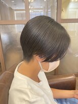 ヘアードレス ル レーヴ(hair dress Le reve)&nbsp;前下がりショート(前髪なし)