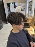 波巻きパーマ　波巻きスパイラルパーマ　スパイラルパーマ