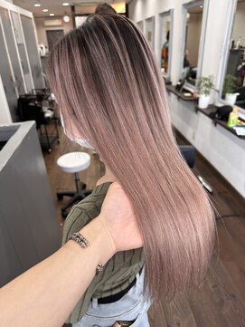 アンダーバーホワイト 広島 並木店(_WHITE) バレイヤージュ