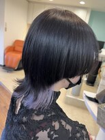 ヘアー バイ ミーズ(hair by Mii’s)&nbsp;インナーカラー　ライラックパープル