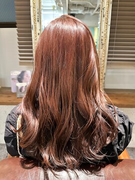 ムーン(moon) #グレージュカラー #シルキーベージュ #斜めバング