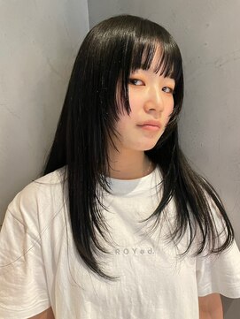 ピカイチ(pikaichi) *pikAicHi*顔周りレイヤー×髪質改善水素カラー