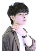 マッシュウルフ×ツーブロック
