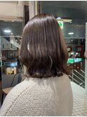 透明感グレージュ×ボブ【戸田雅子】