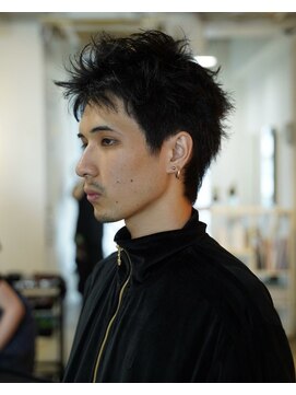 ガレージ バイ グリーン 原宿 表参道(Garage by green) 【SATOSHI】無骨スパイキーショート