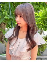 レリー バイ アルティナ 川越店(Lelie by artina)&nbsp;ロングレイヤー_コリアンスタイル_ミルクティーピンク_1