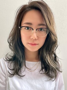 ニスル 町田店(NISURU) 似合わせカット/大人ガーリー/ダークアッシュ/着物/町田/町田駅