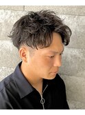 波巻きスパイラルパーマツイストスパイラルパーマシャドウパーマ