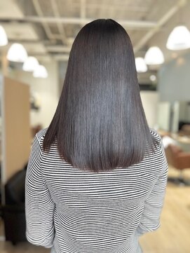 イルファ セイユウ 上野芝店(ehl:fa SEIYU) セミロングXグレージュカラー　20代30代40代