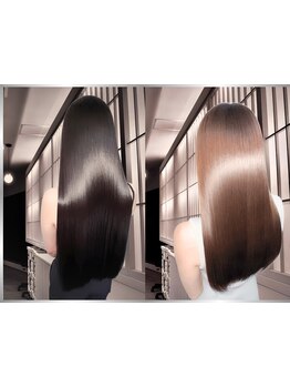 青森初！【人気サロン・トップクラスの髪質改善専門店】縮毛矯正×髪質改善のストレートでうる艶髪へ…。