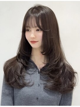 ザックラフィネ(ZACC raffine) オリーブベージュ/レイヤーカット