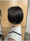 くびレイヤーエモージュ前髪ピンクベージュワンカール【高円寺】