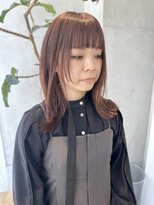 セイドット リー(Say. Ree)&nbsp;Say.ミディアムデジタルパーマホワイトグレージュミニウルフ青山