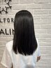 【ストレート】カット+縮毛矯正+選べる厳選ケアコース_17400→12180+Tax