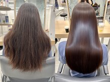 ユアーズヘア 神楽坂店(youres hair)の雰囲気（【髪質改善×Aujua】髪質に合わせた万能プラチナケア＃縮毛矯正）