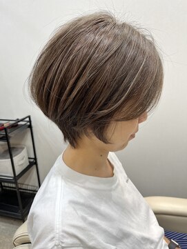 マーブル ヘアー(marble hair) ハイライト×ショート