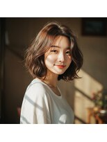 ライクバイコトナ 越谷(RIKE by kotona)&nbsp;越谷駅近く 大人女性向け上品ショートボブ×チャコールグレー